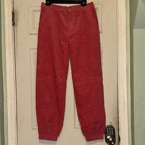 Forever 21 womens Vibrant Red Corduroy Pants